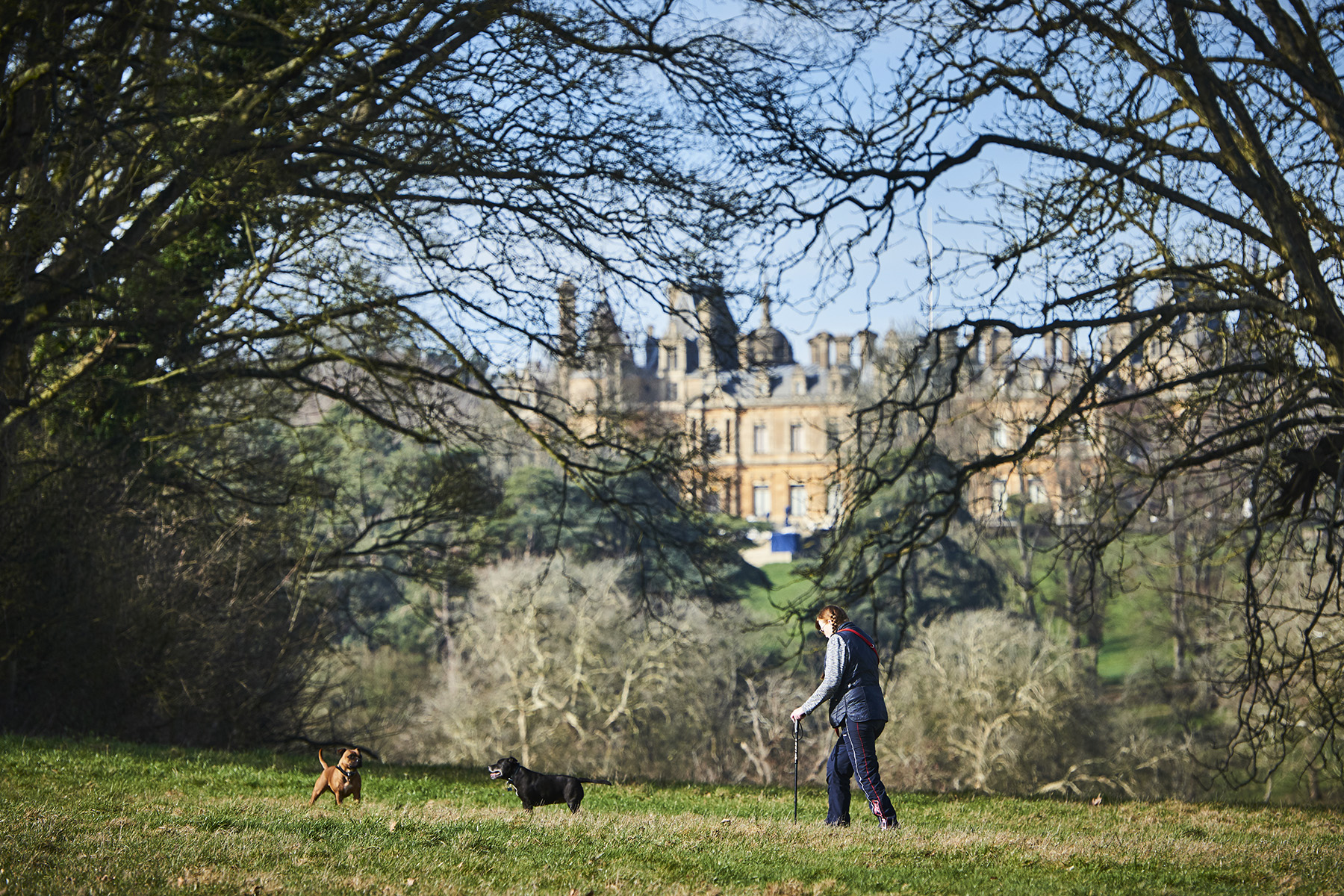 National Trust owned Waddesdon Manor is nearby