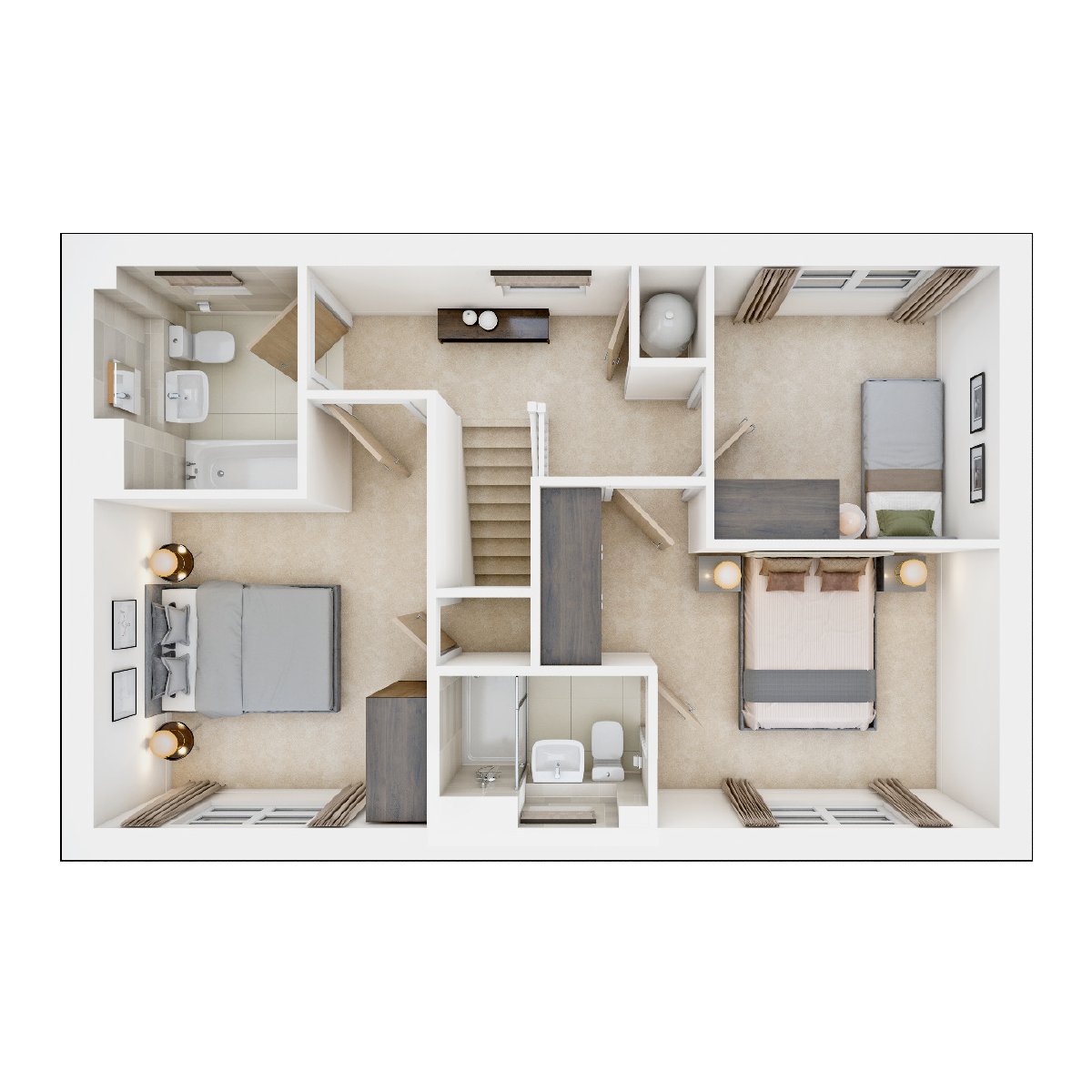 The Carrdale floor plan