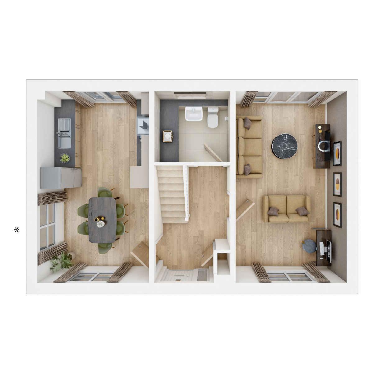 The Carrdale floor plan