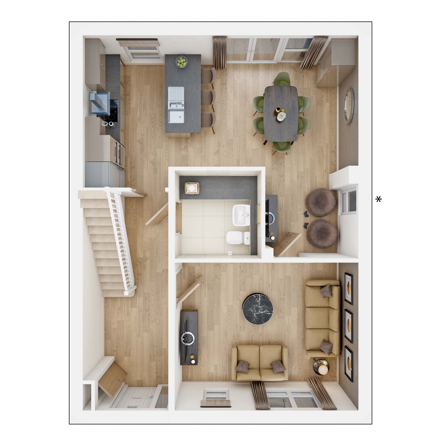 The Colford floor plan