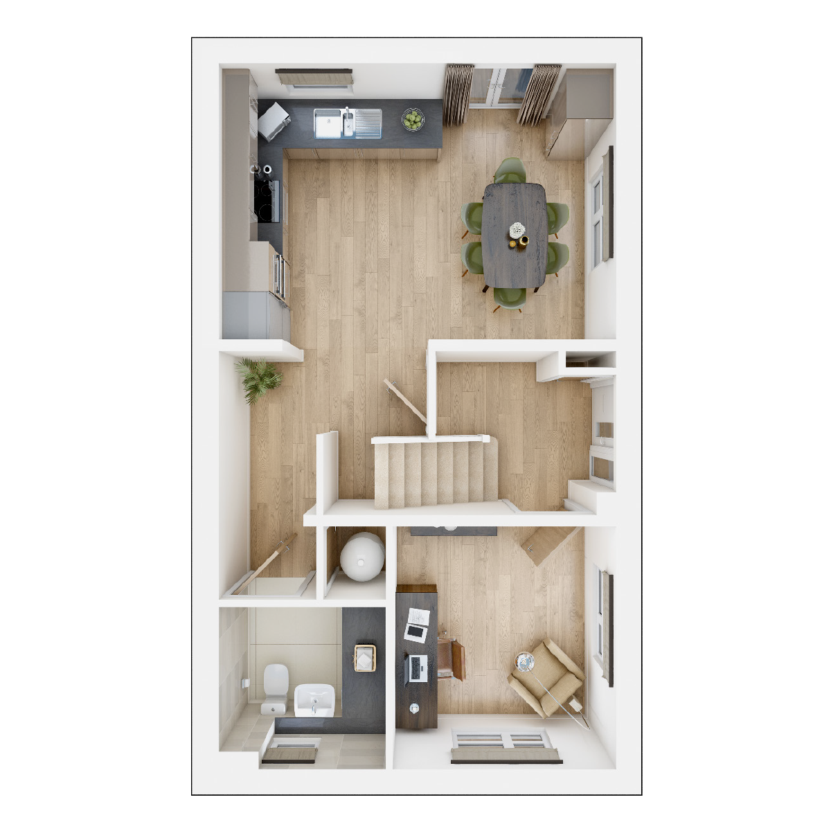 The Threldale floor plan