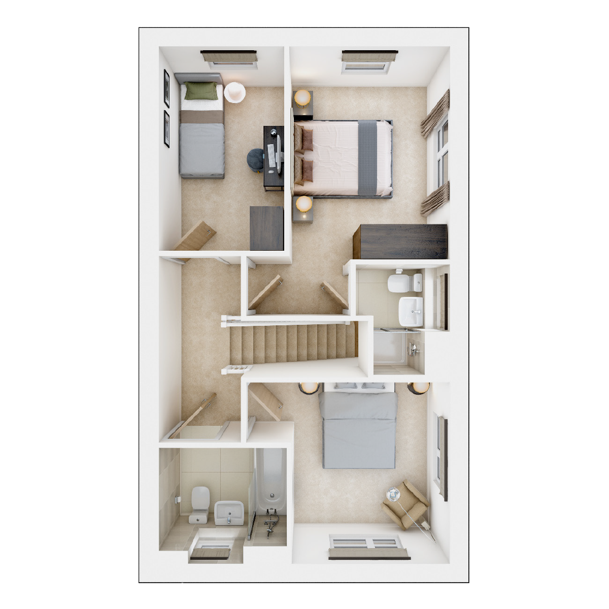 The Threldale floor plan
