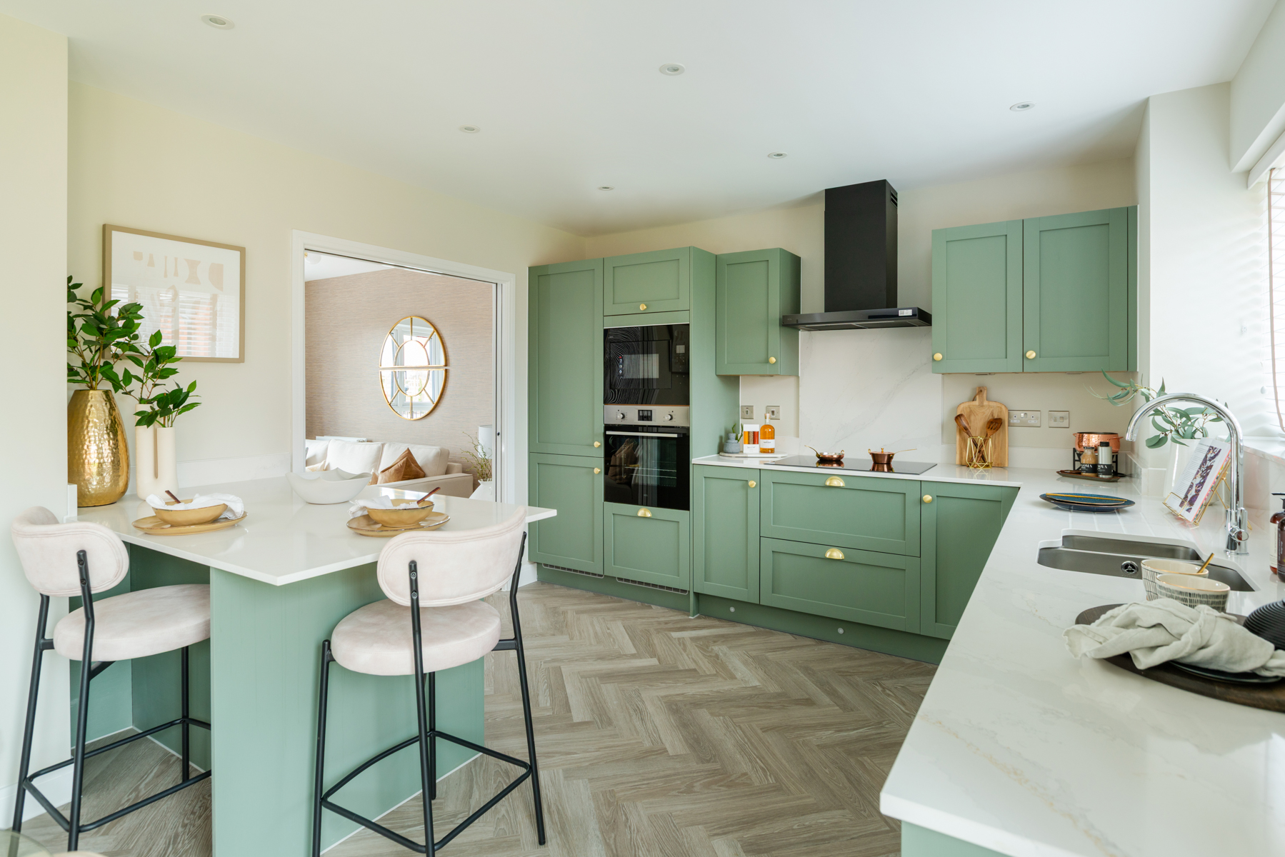 Pull up a chair at the breakfast bar