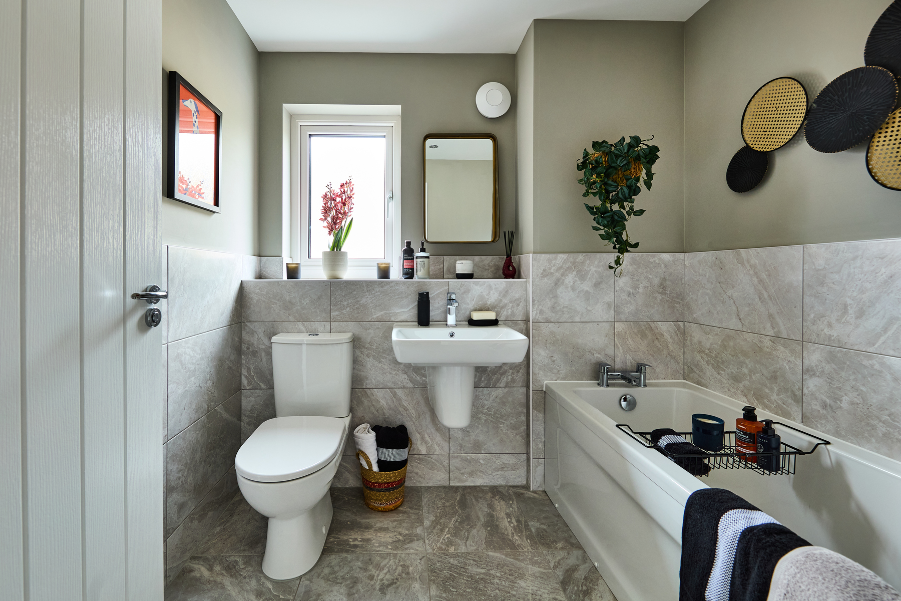 Modern family bathroom