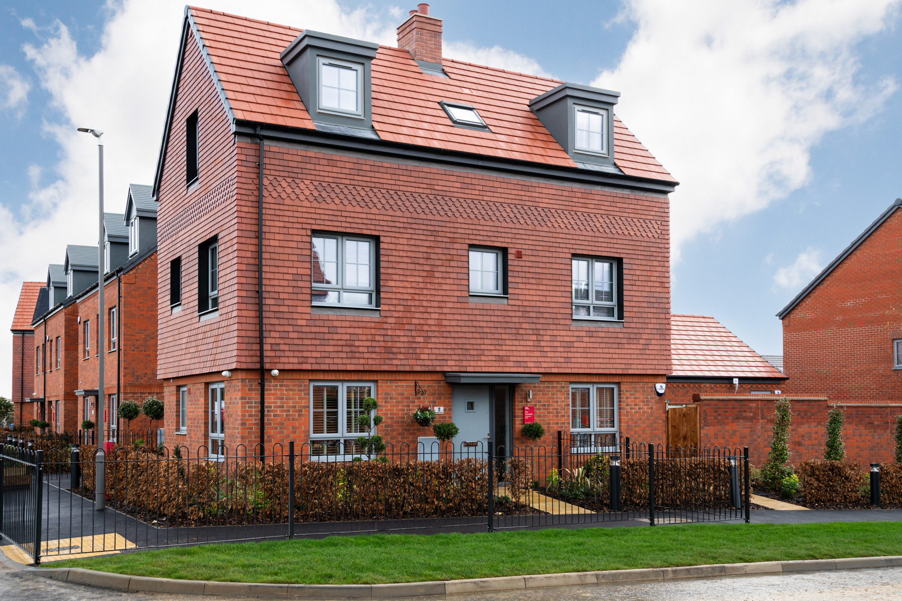 The striking Densdale show home