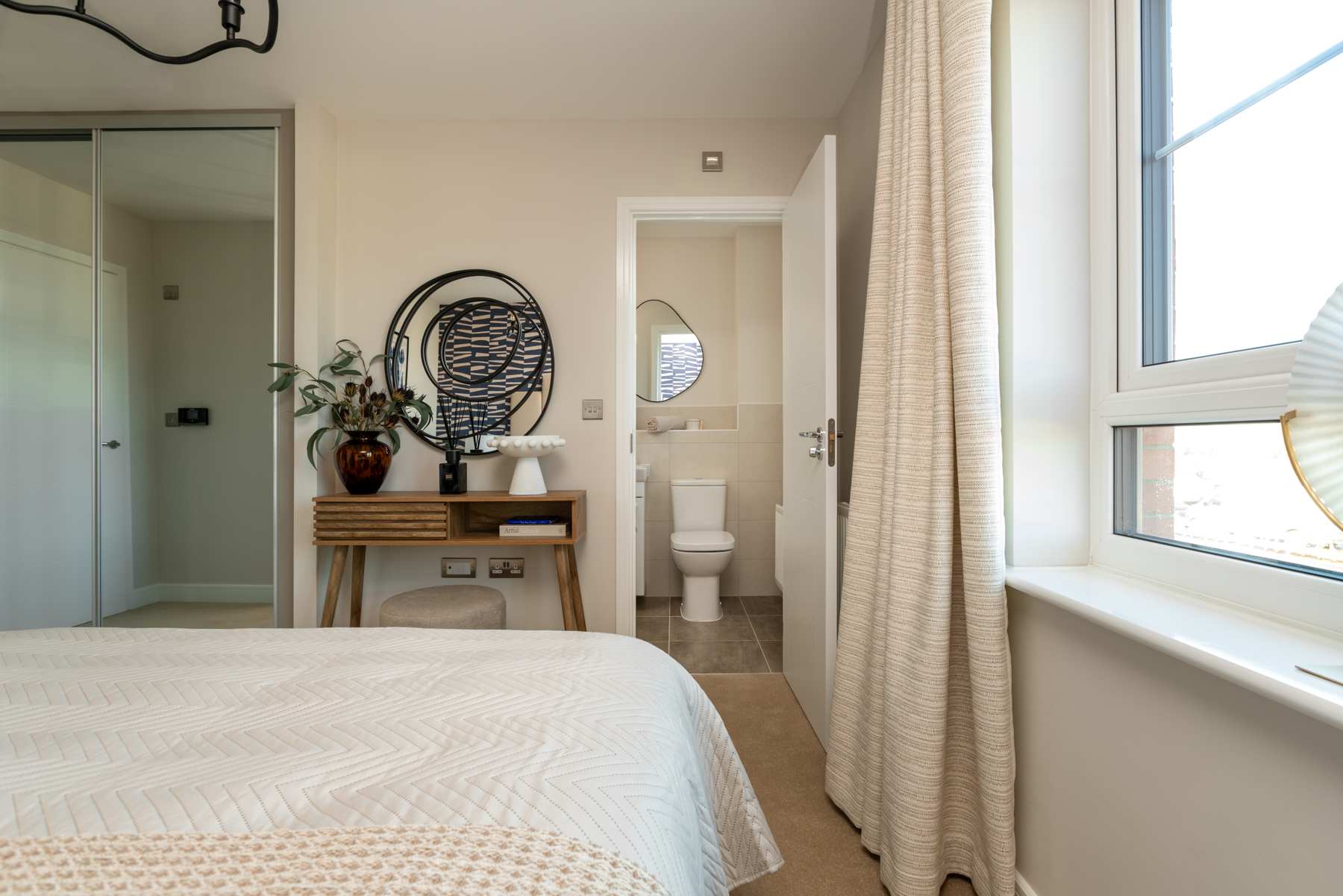 No sharing the bathroom in this home