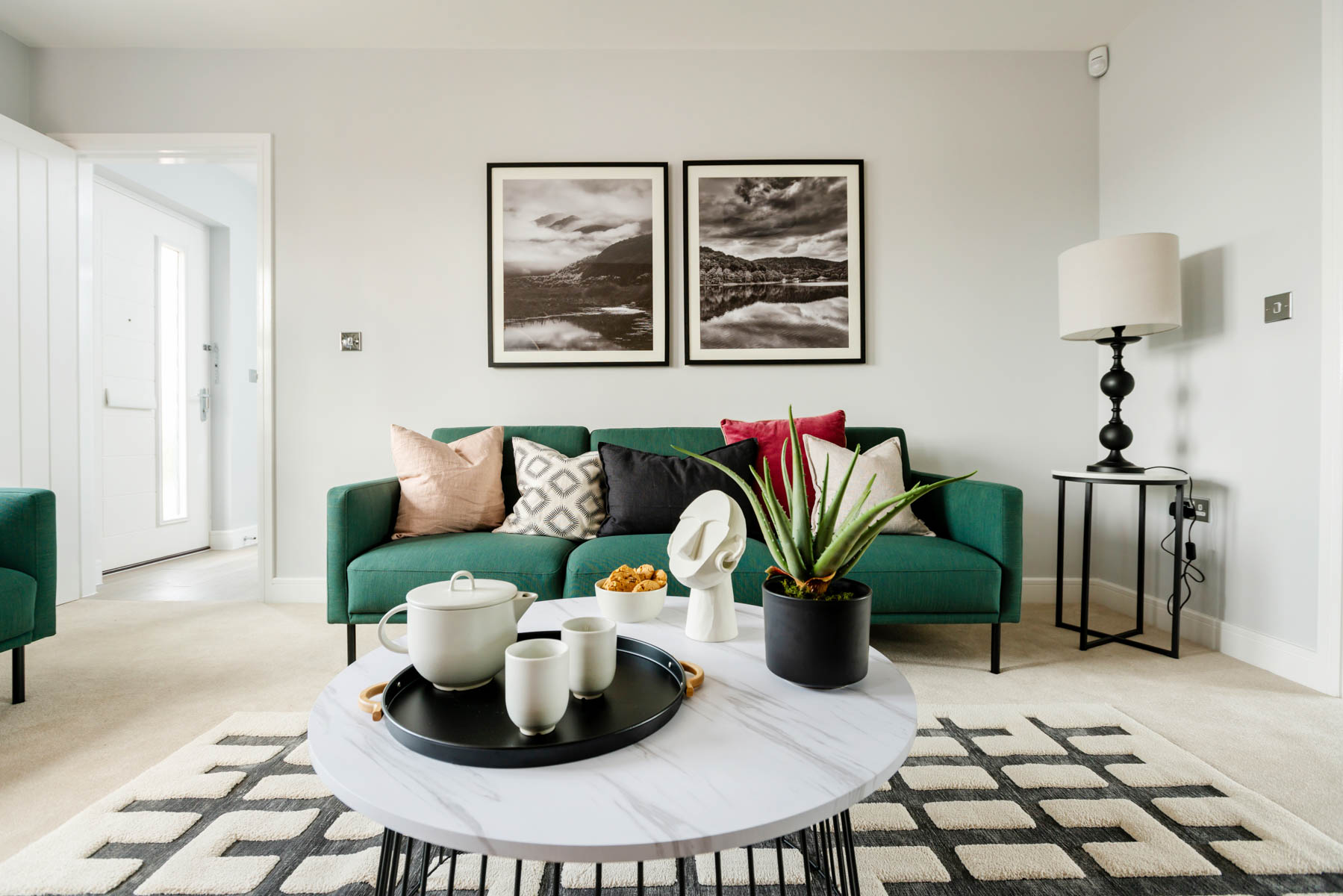 The Garrton living room