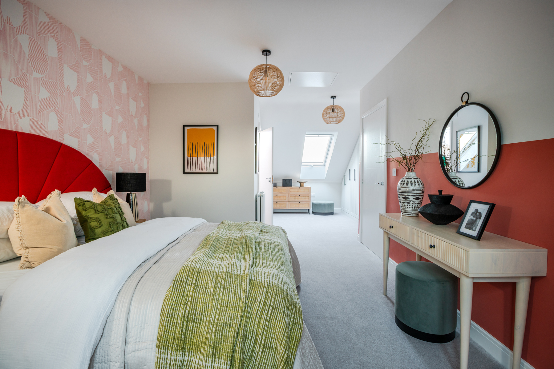 Offering plenty of space for storage personal touches