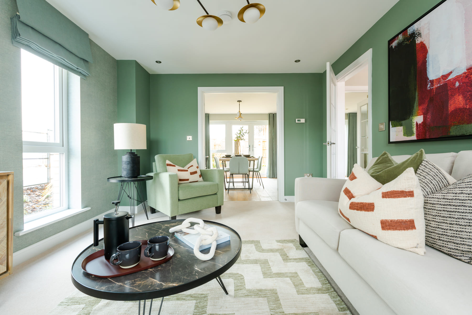 Sofa and coffee table