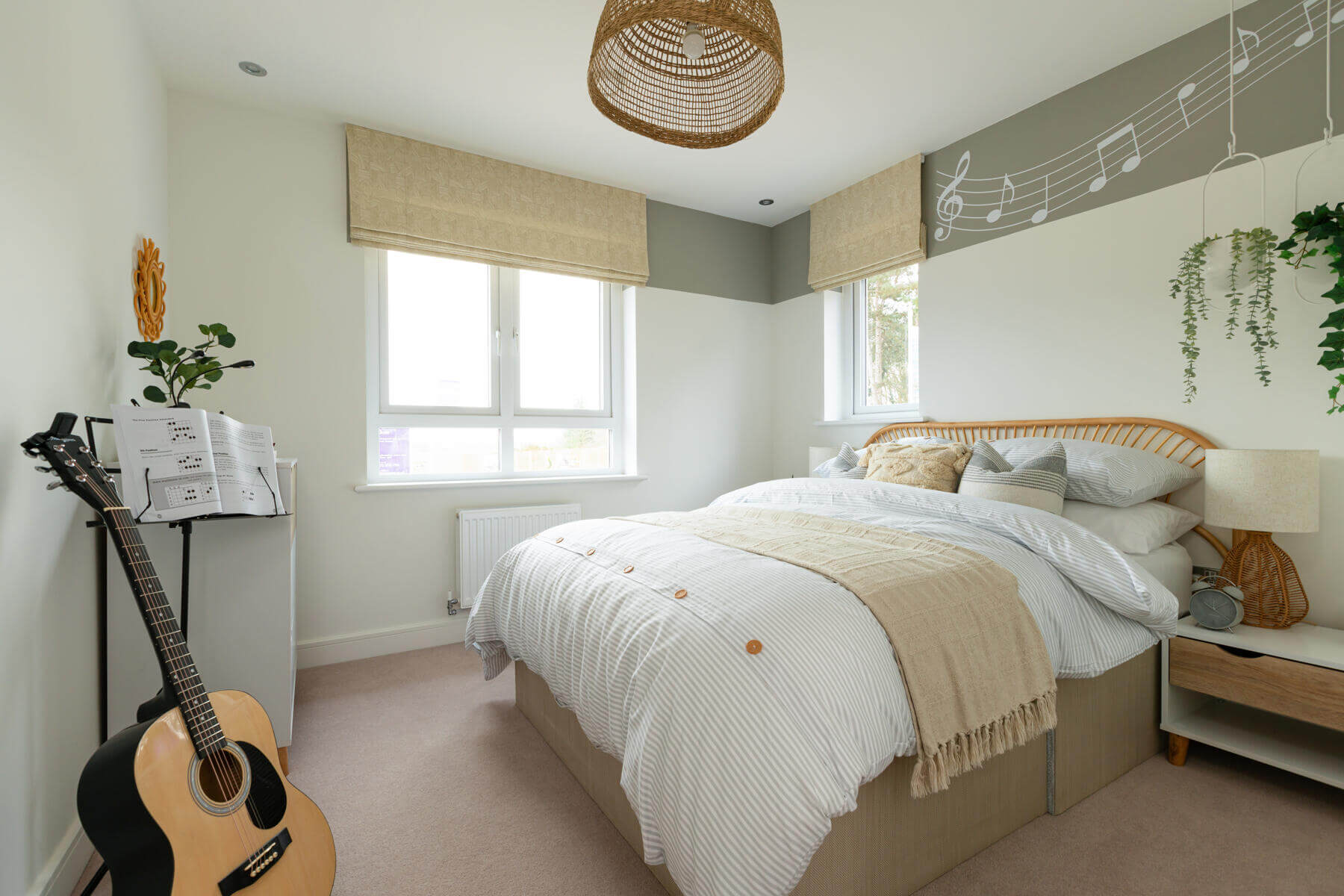 Bright and airy bedrooms are perfect for older children and guests alike