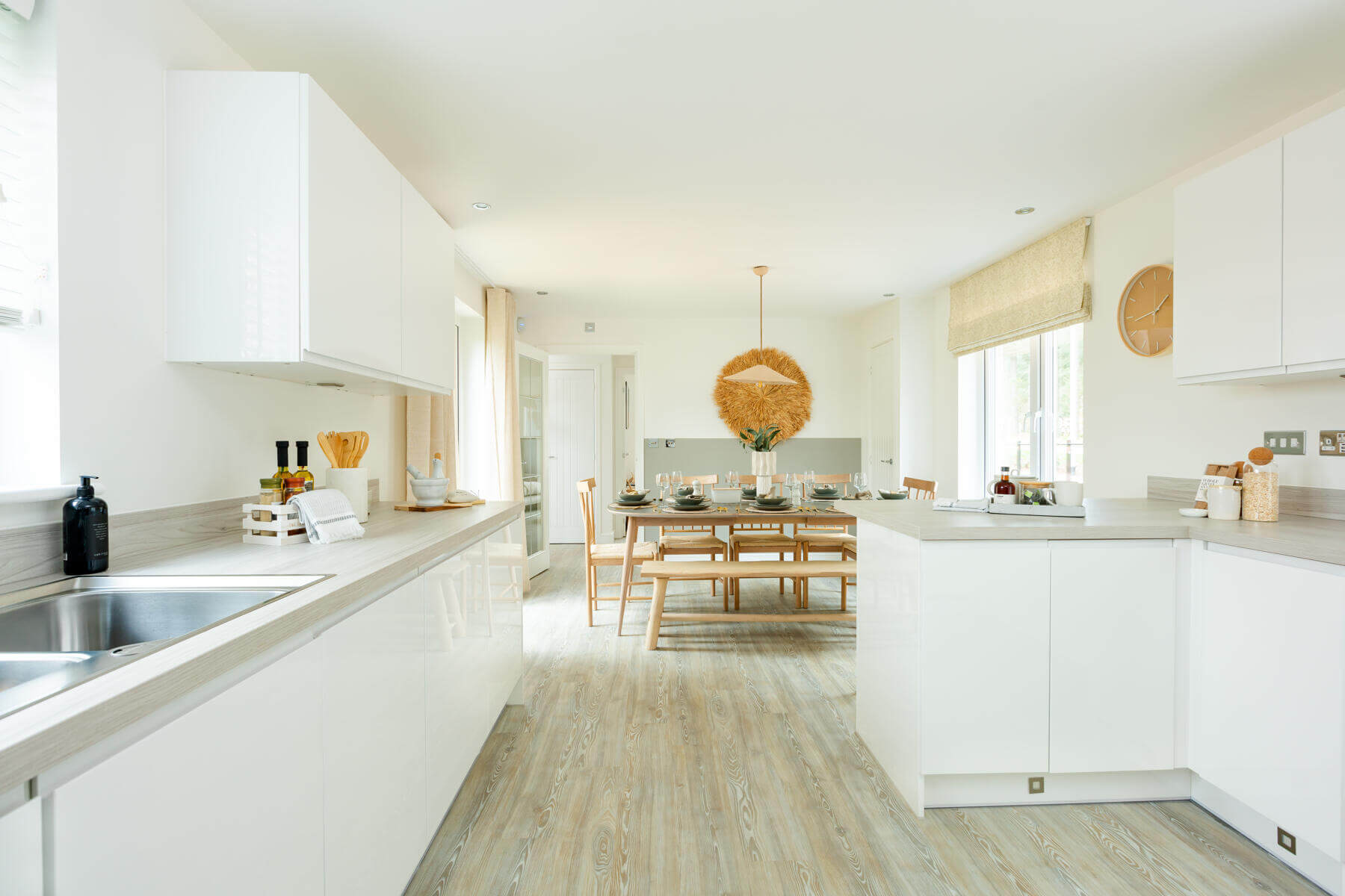 Dining and kitchen area of the Waysdale