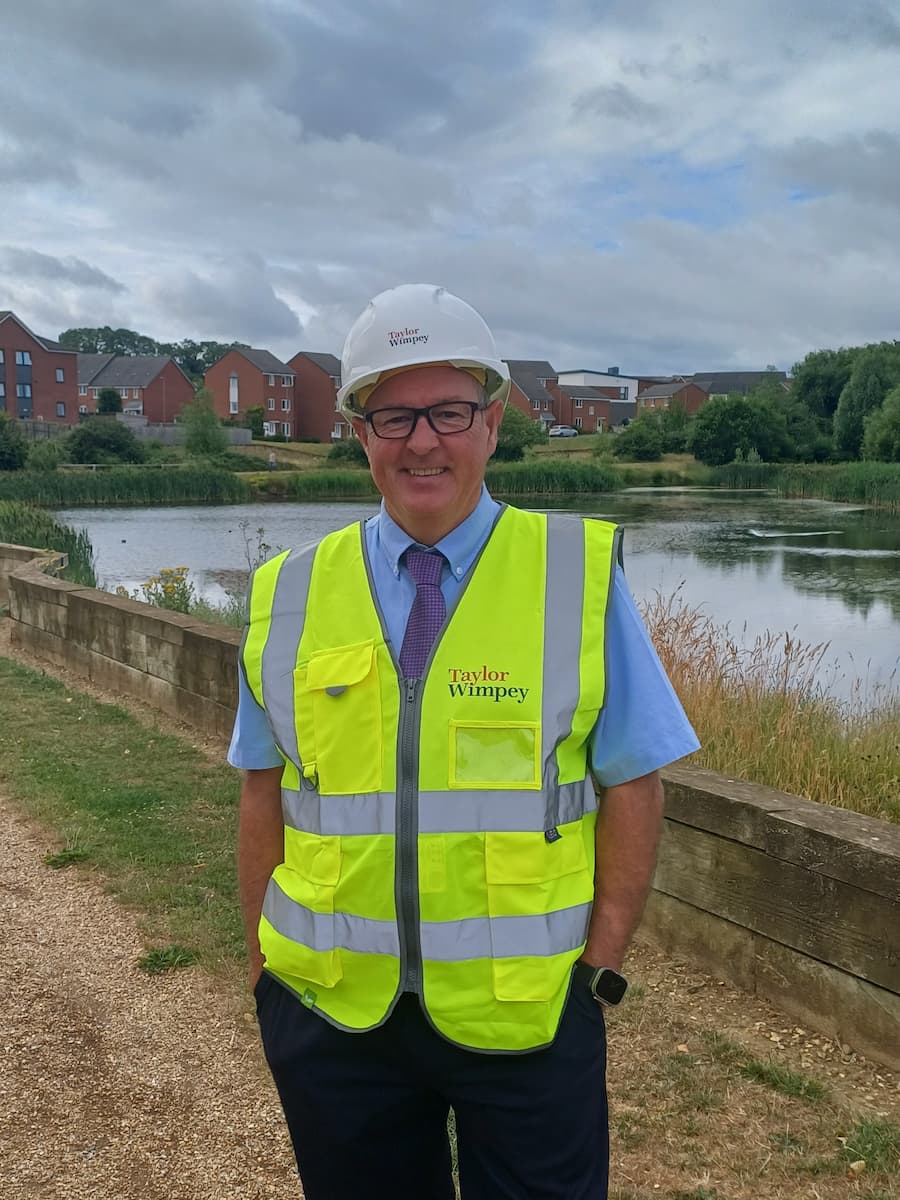 Neil Edwards, Pride in the Job Award winner. Senior site manager from The Atrium.