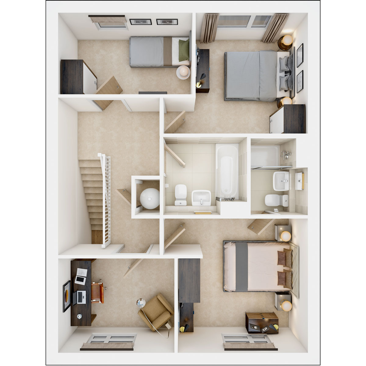 The Colford floor plan