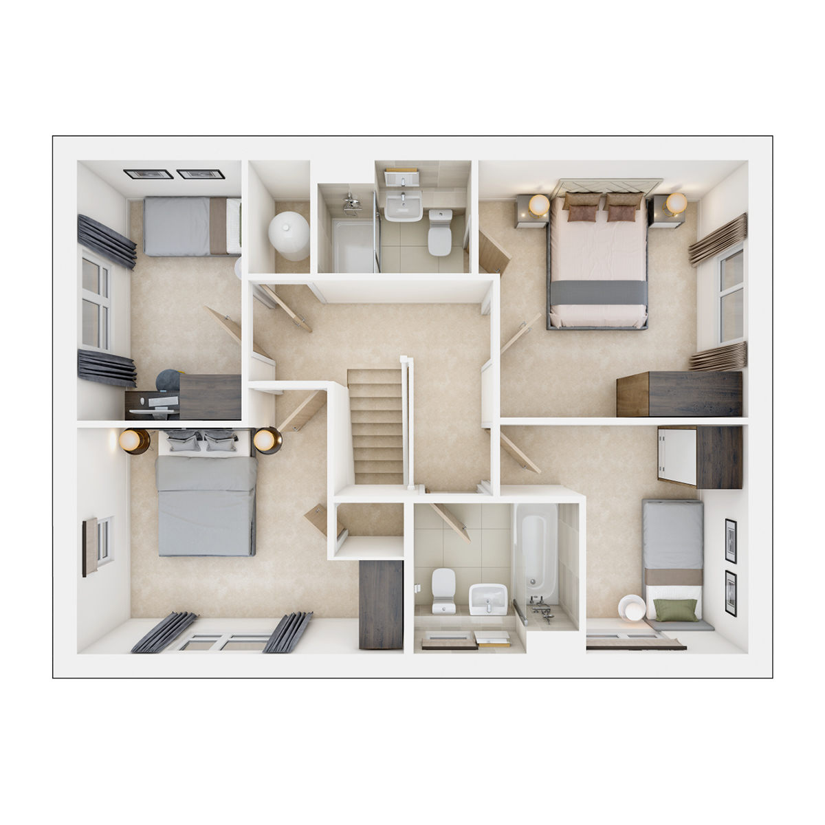 The Plumdale floor plan