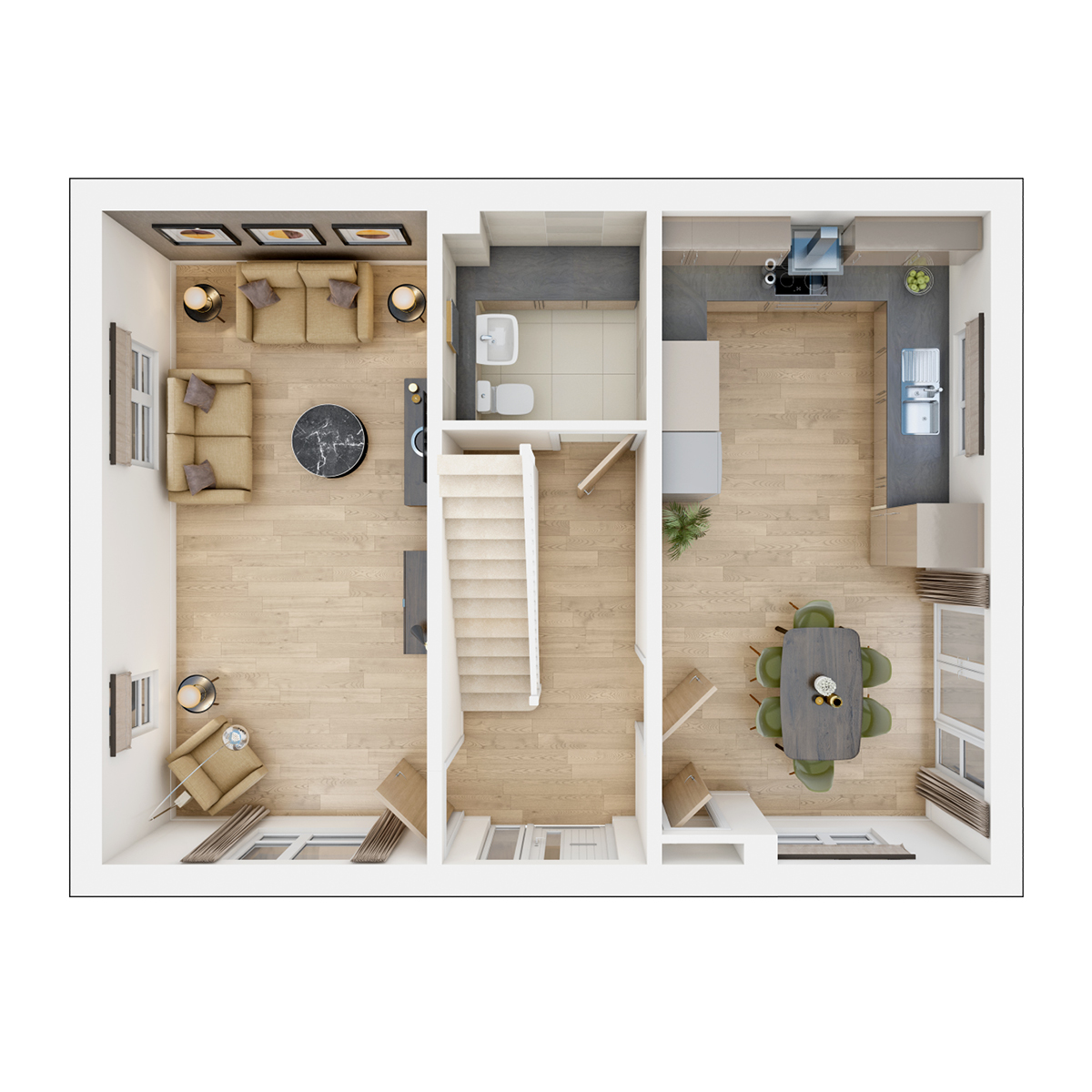 The Plumdale floor plan