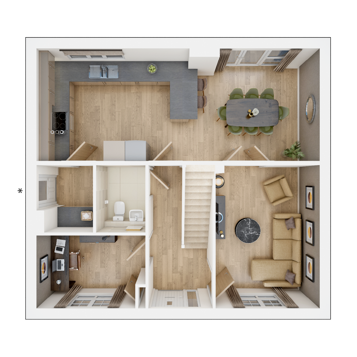 The Rightford floor plan