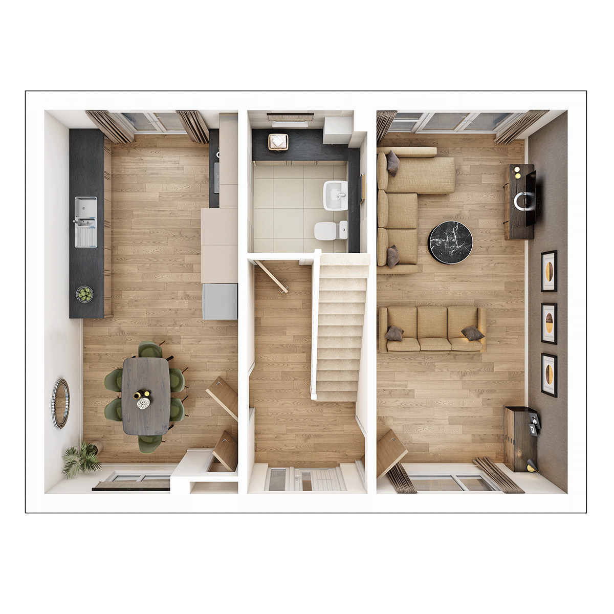 Tewksdale floor plan