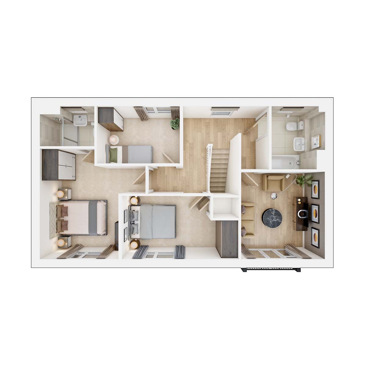 The Billdale floor plan