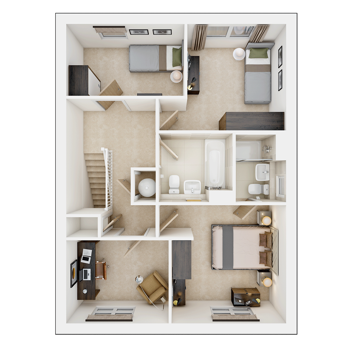 The Colford floor plan