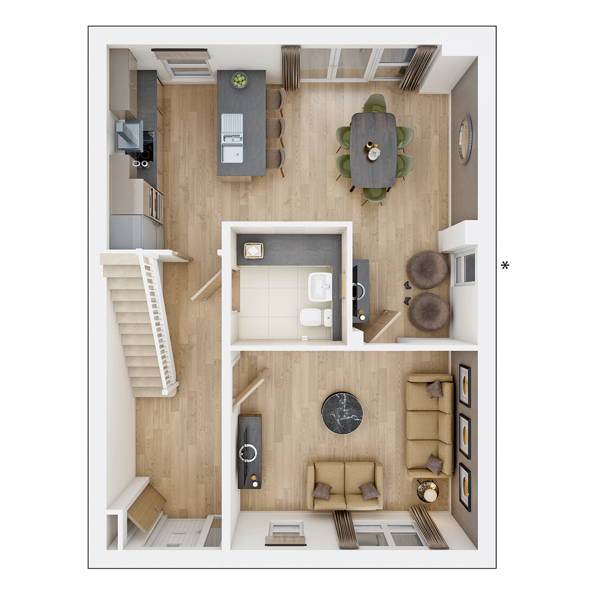 The Colford floor plan