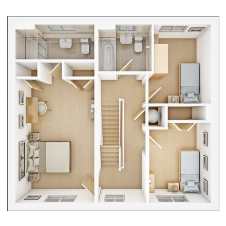 The Felton First Floor Plan