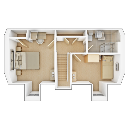 The Felton Second Floor Plan