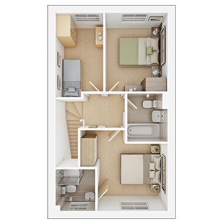 The Gosford First Floor Plan