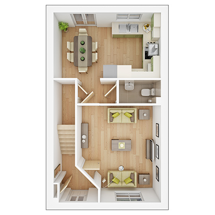 The Gosford Ground Floor Plan