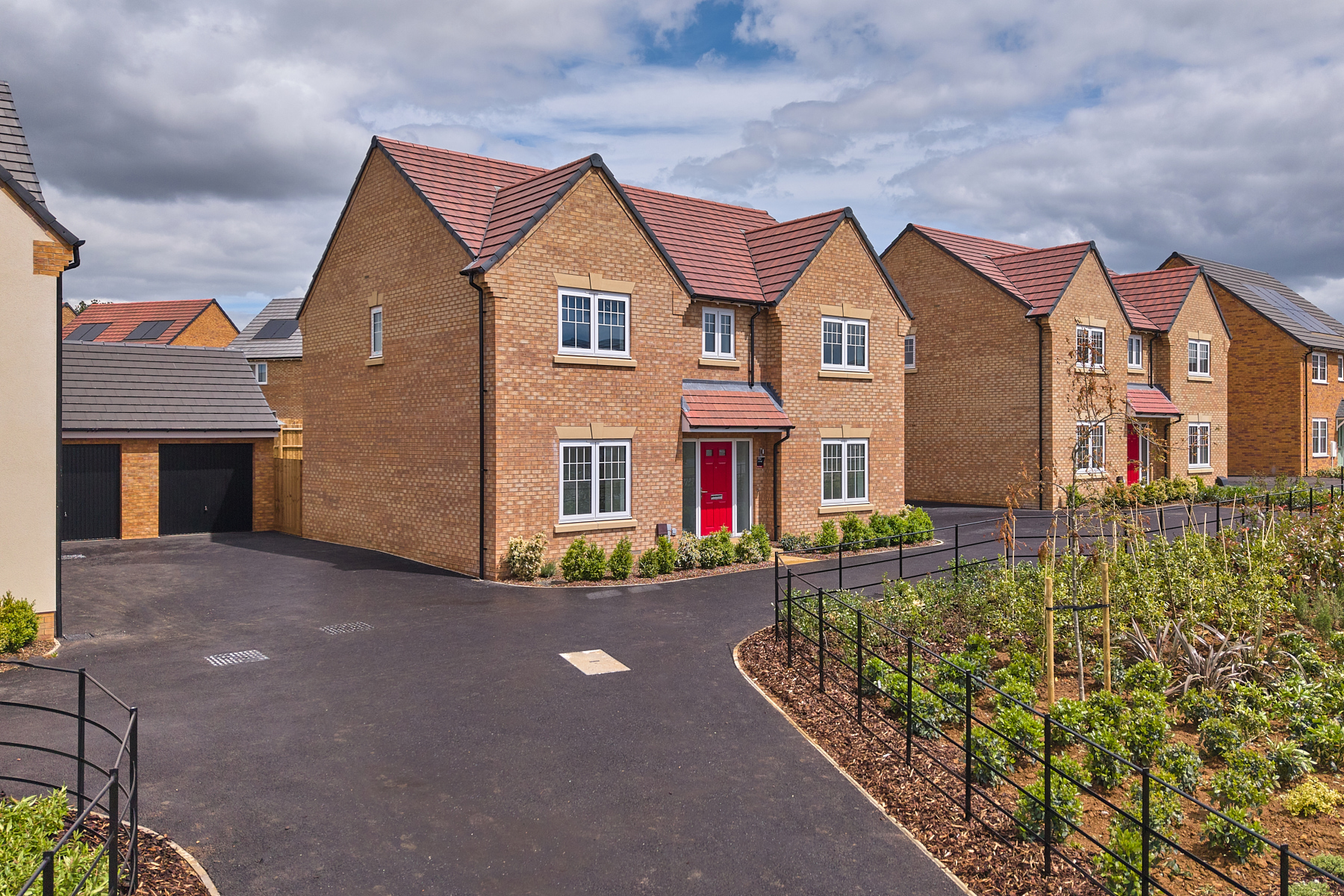Plot 198 has an impressive frontage