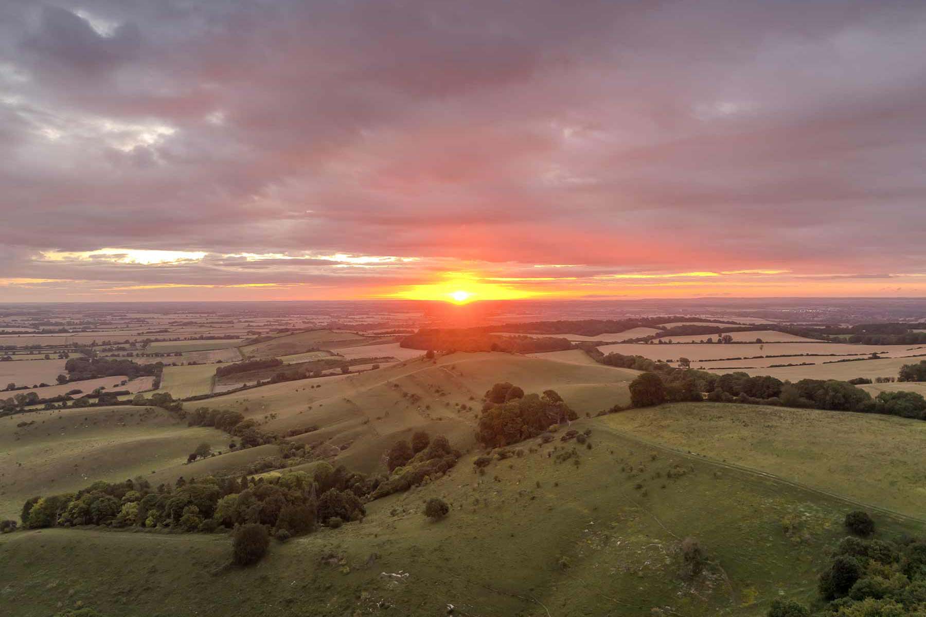 Stunning countryside views surround the development