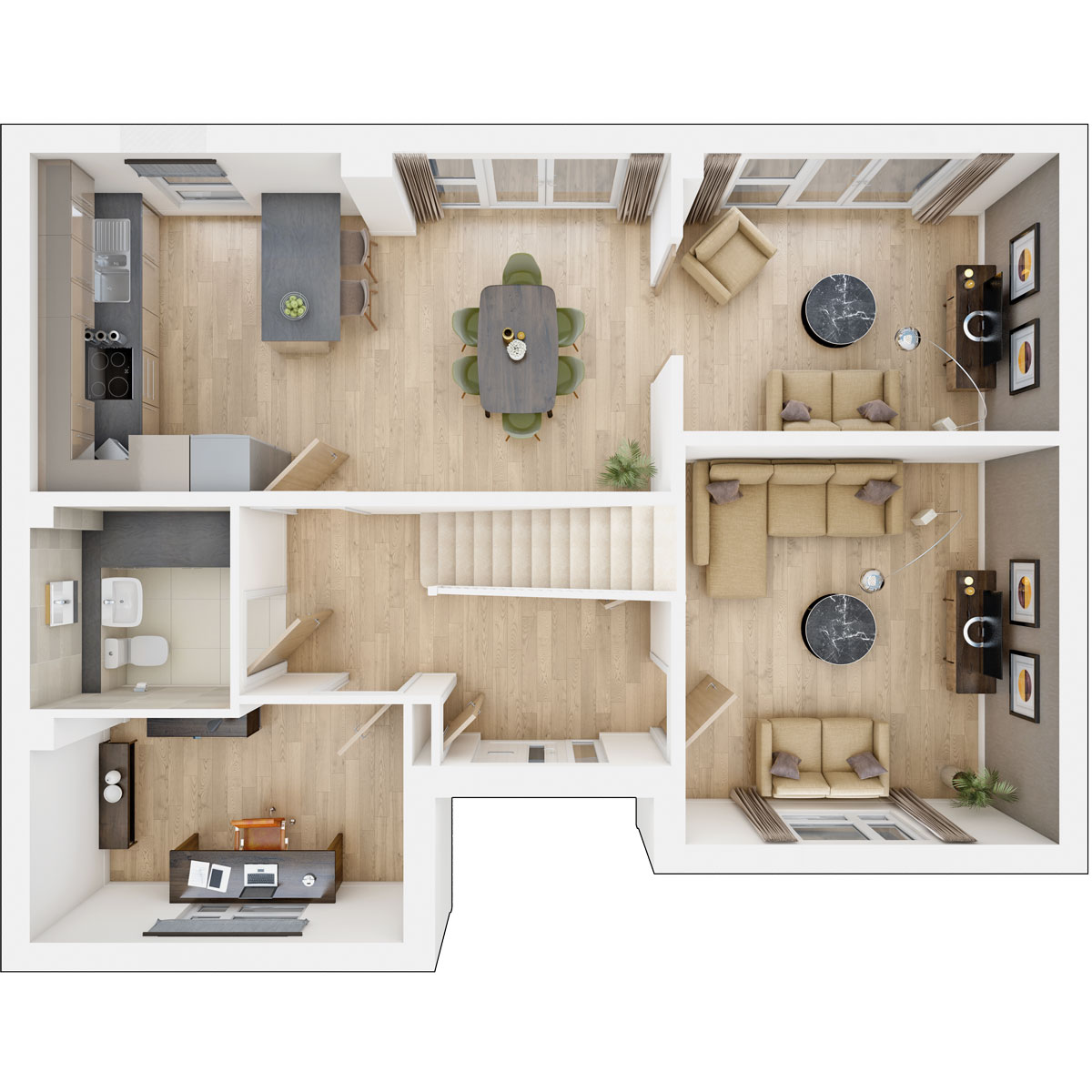 The Raynford floor plan