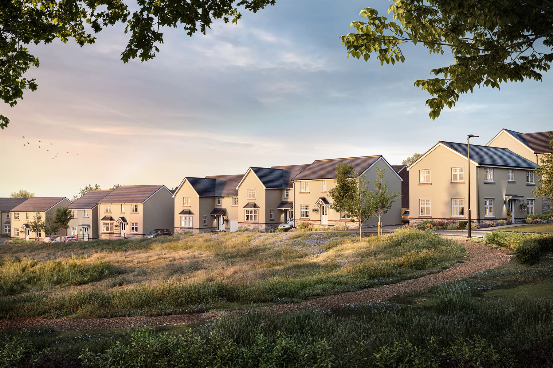 Cwrt Sirhowy Streetscene 