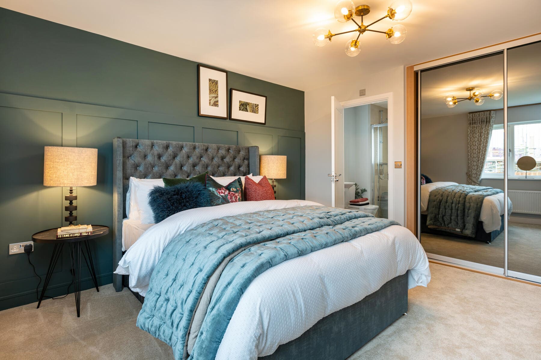 Bedroom 2 with built in wardrobes