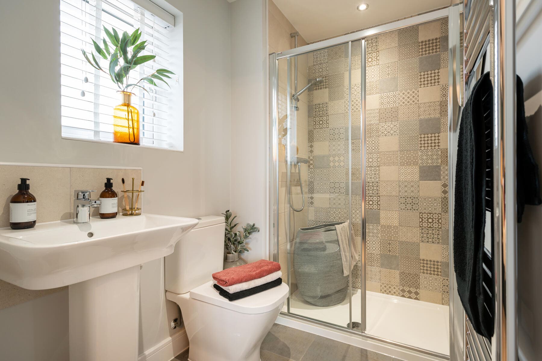 En suite shower room