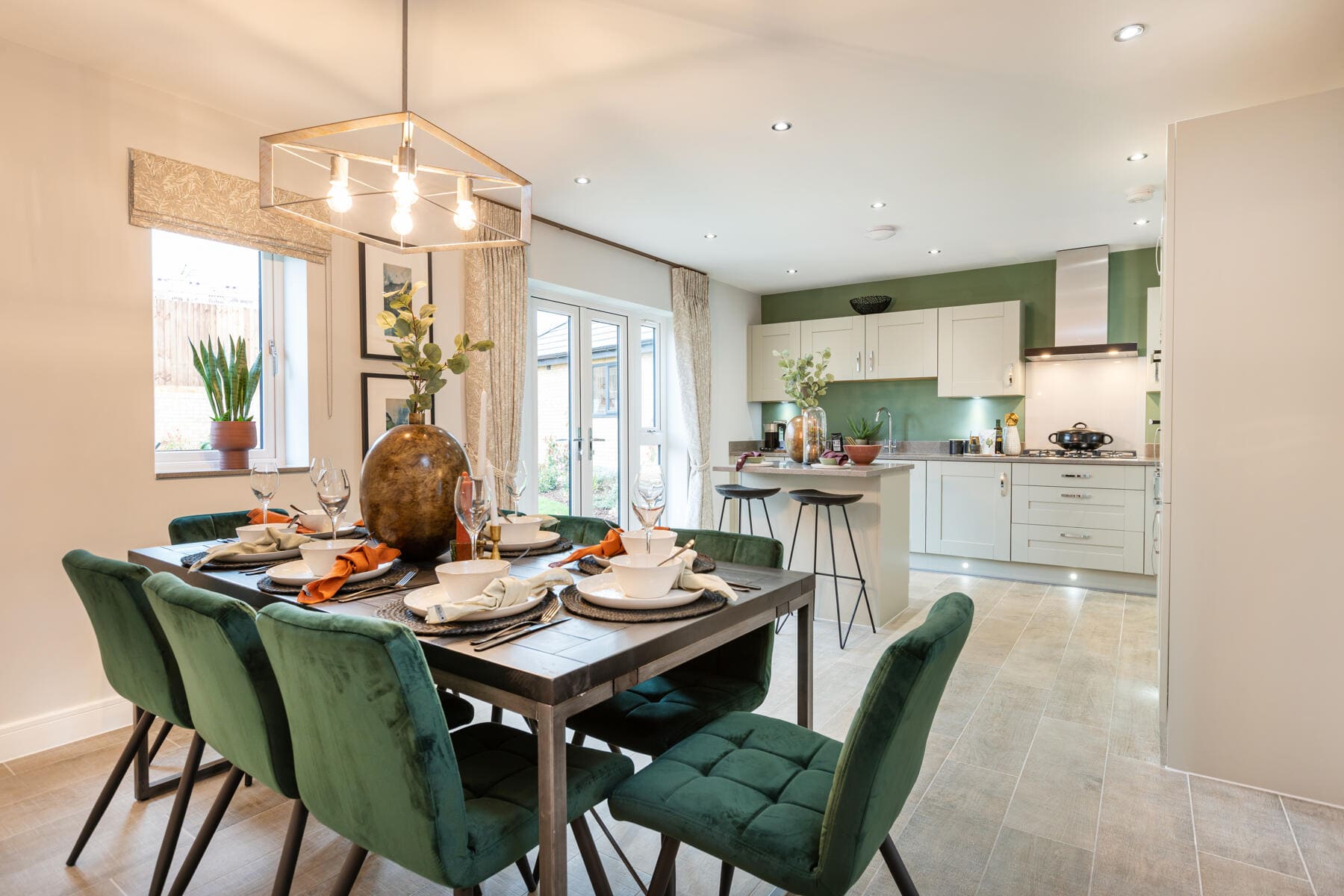 Kitchen dining area