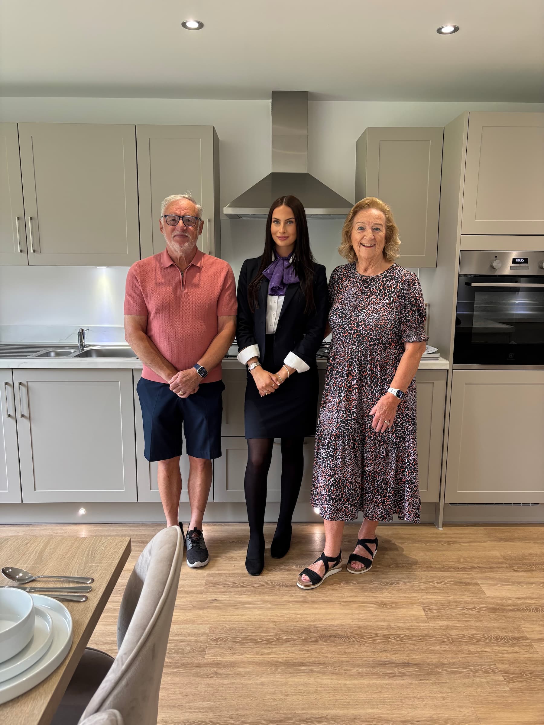 Joseph and Carol at Plot 6 Melin Newydd 