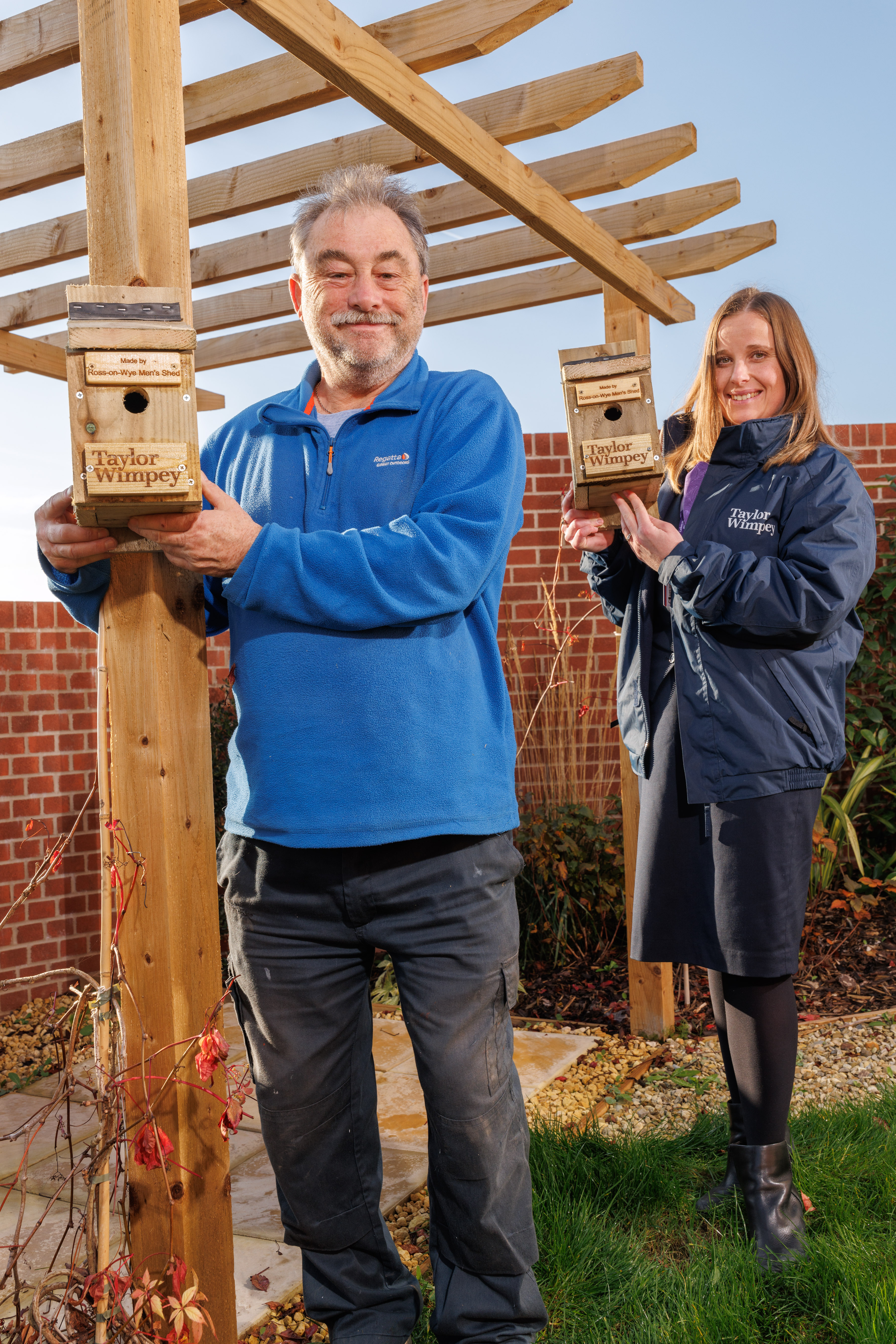 Ross-on-Wye Men's Shed, Mark with Taylor Wimpey