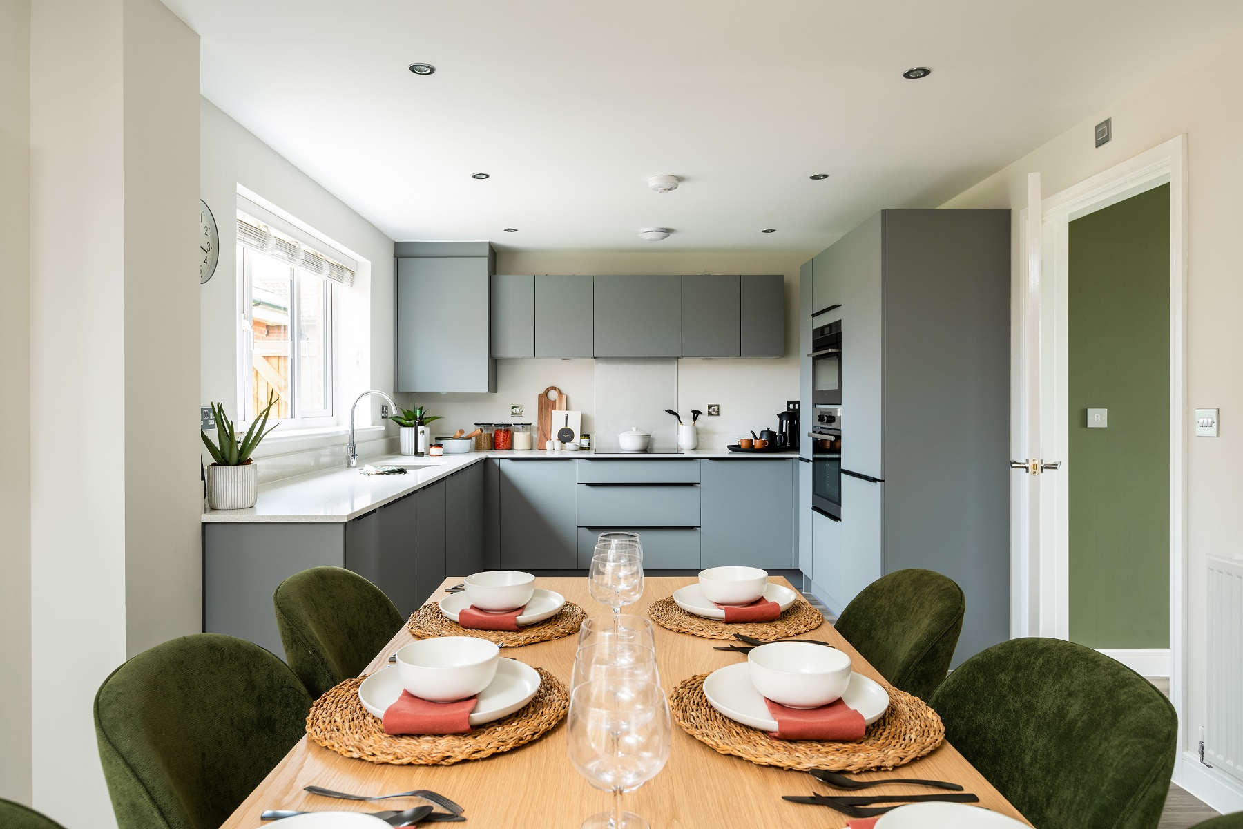 A modern & easy to clean kitchen