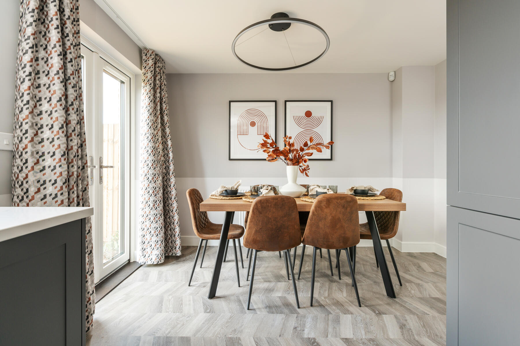 French doors to the rear garden - typical Taylor Wimpey home