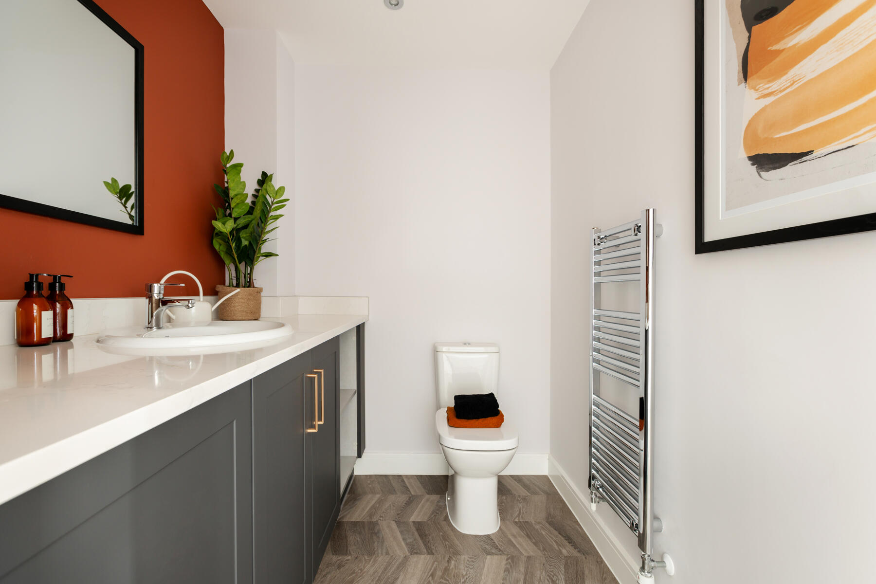 Handy utility room - typical Taylor Wimpey home