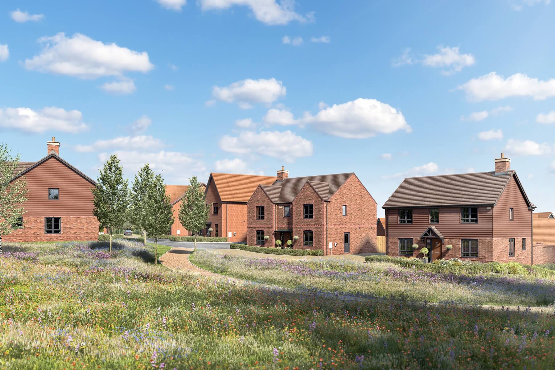 2, 3, 4 & 5 bedroom homes available