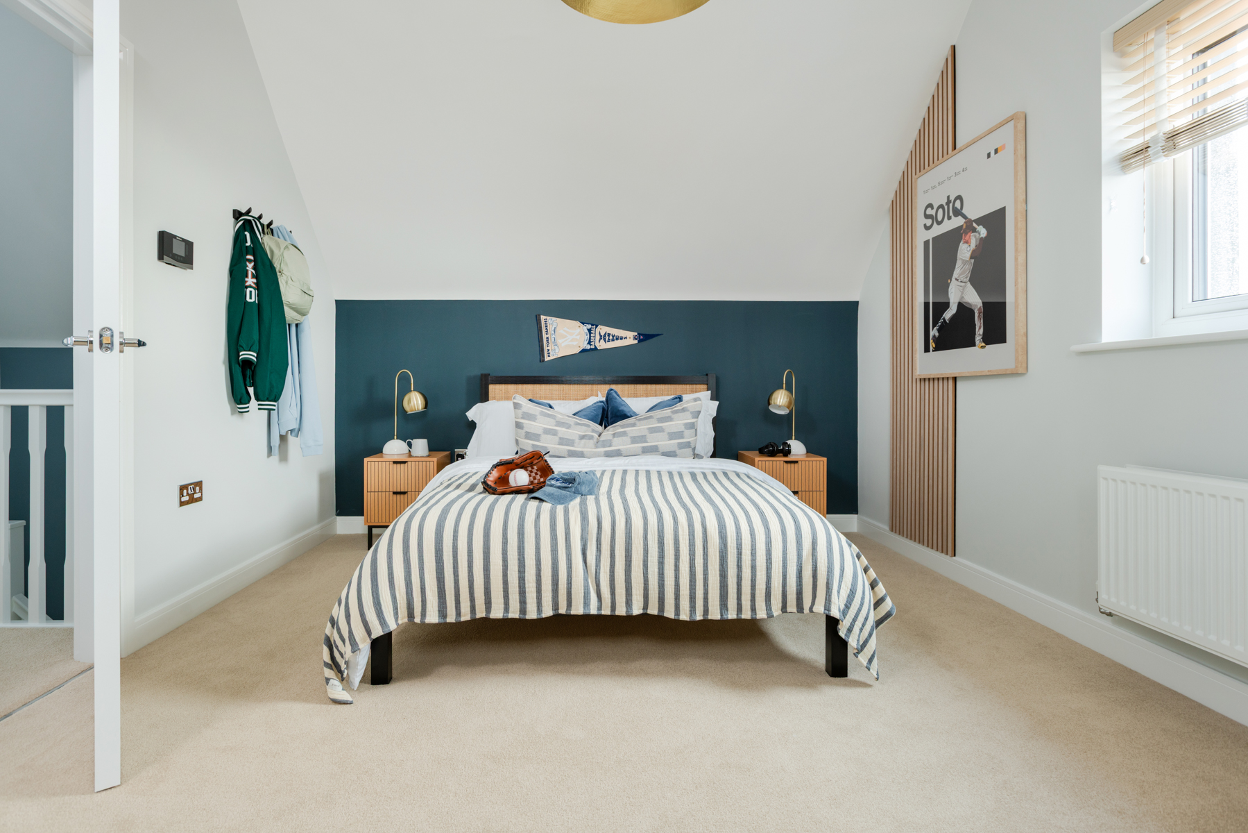 Bedroom 2 has a spacious feel