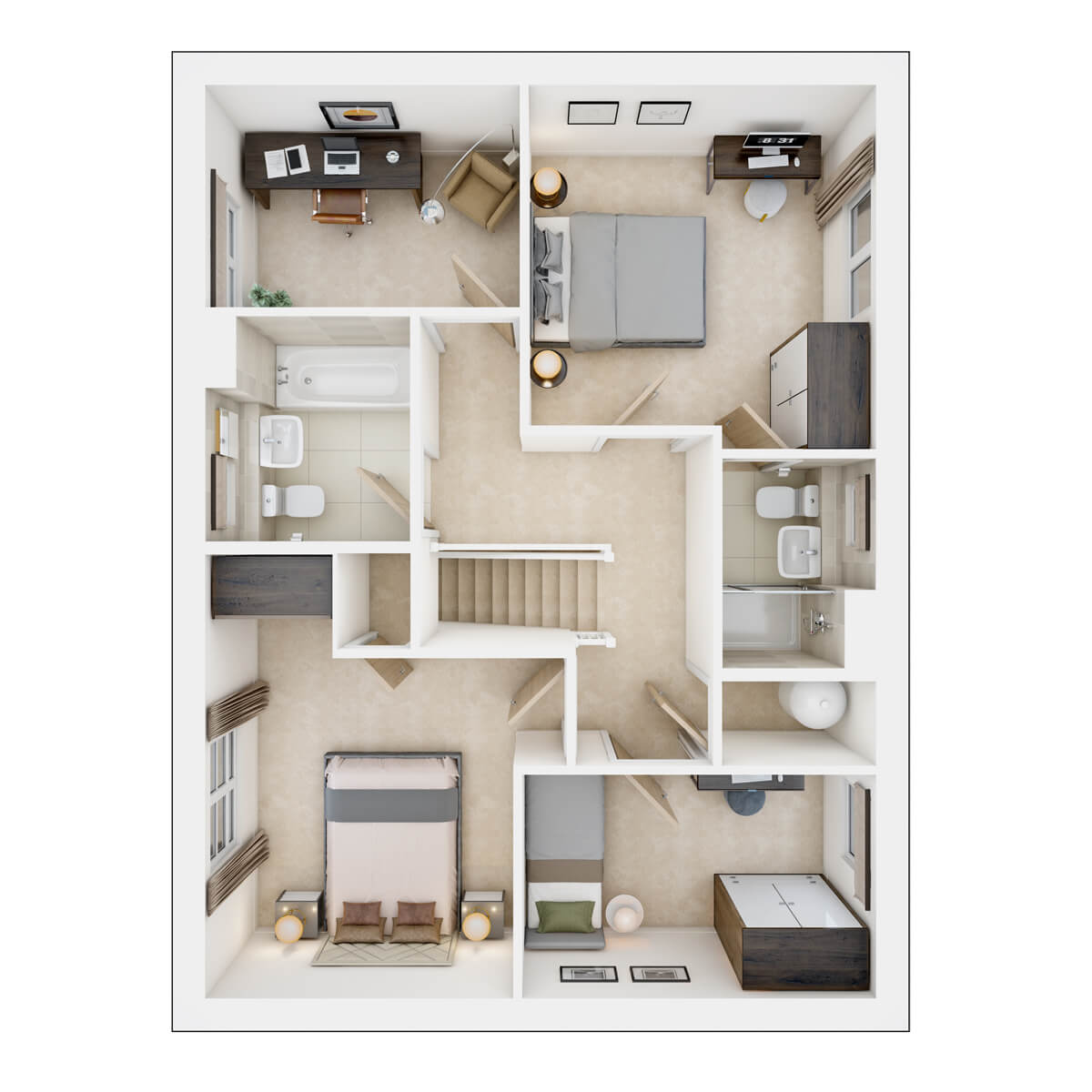 The Tyrell floorplan