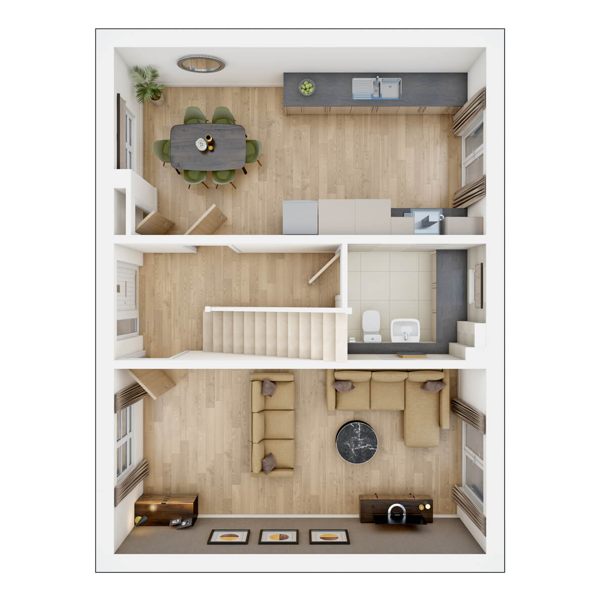 The Tyrell floorplan