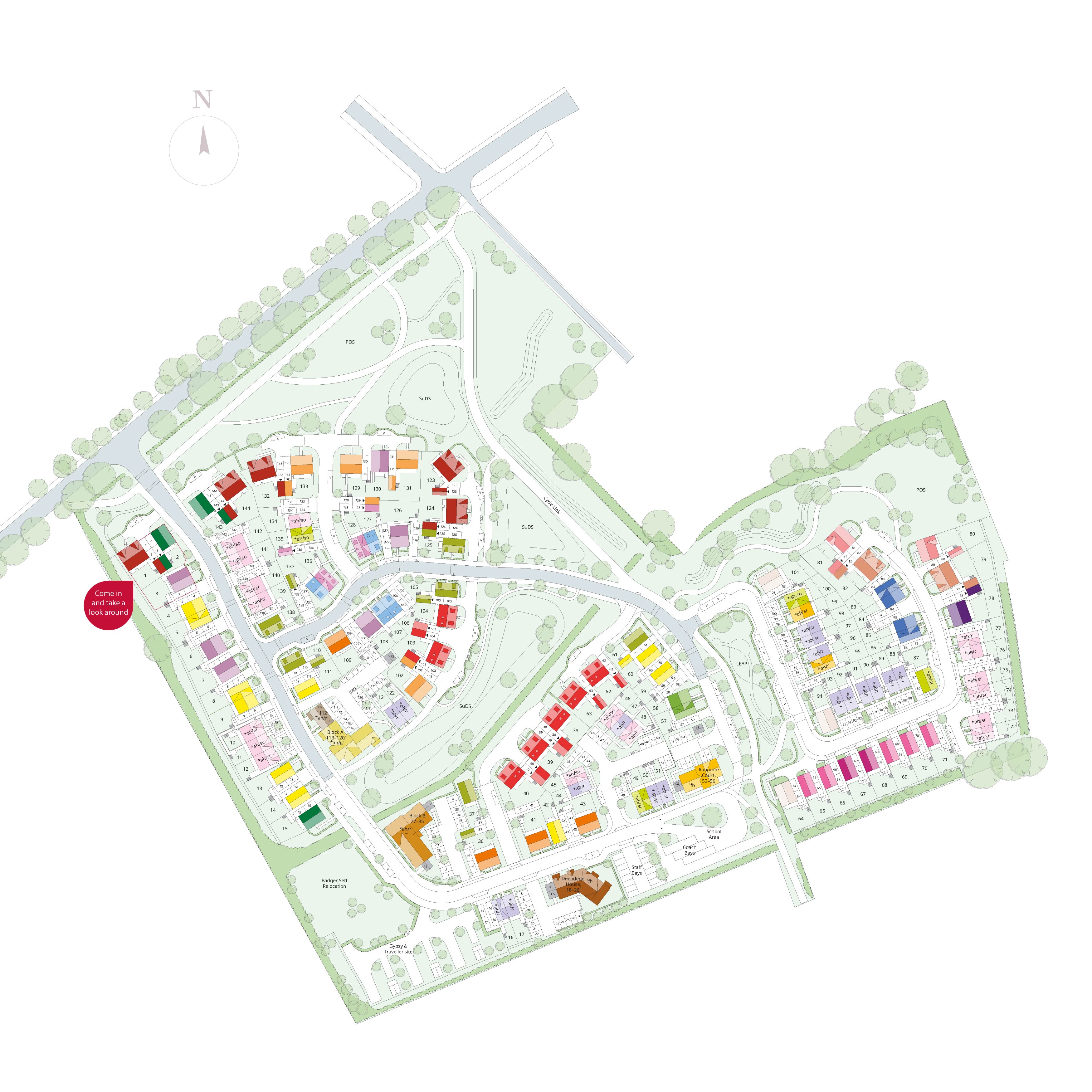 Dorking site plan