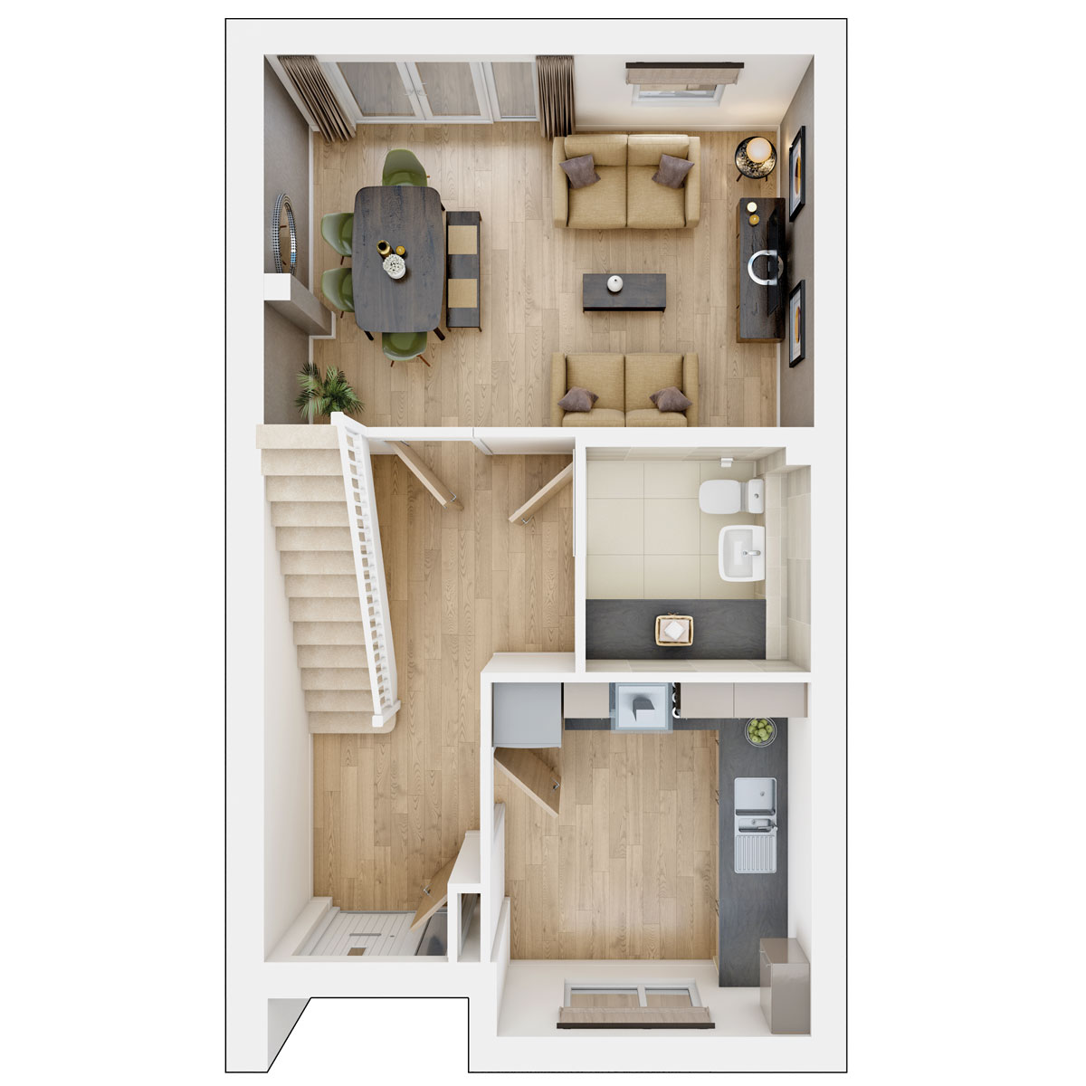 The Trelton ground floor floorplan