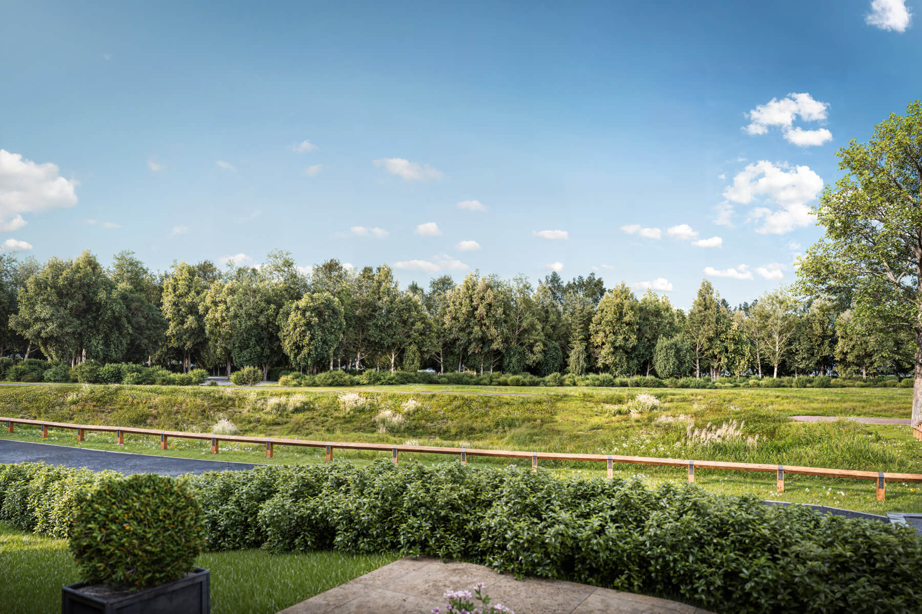 Friars Oak green views