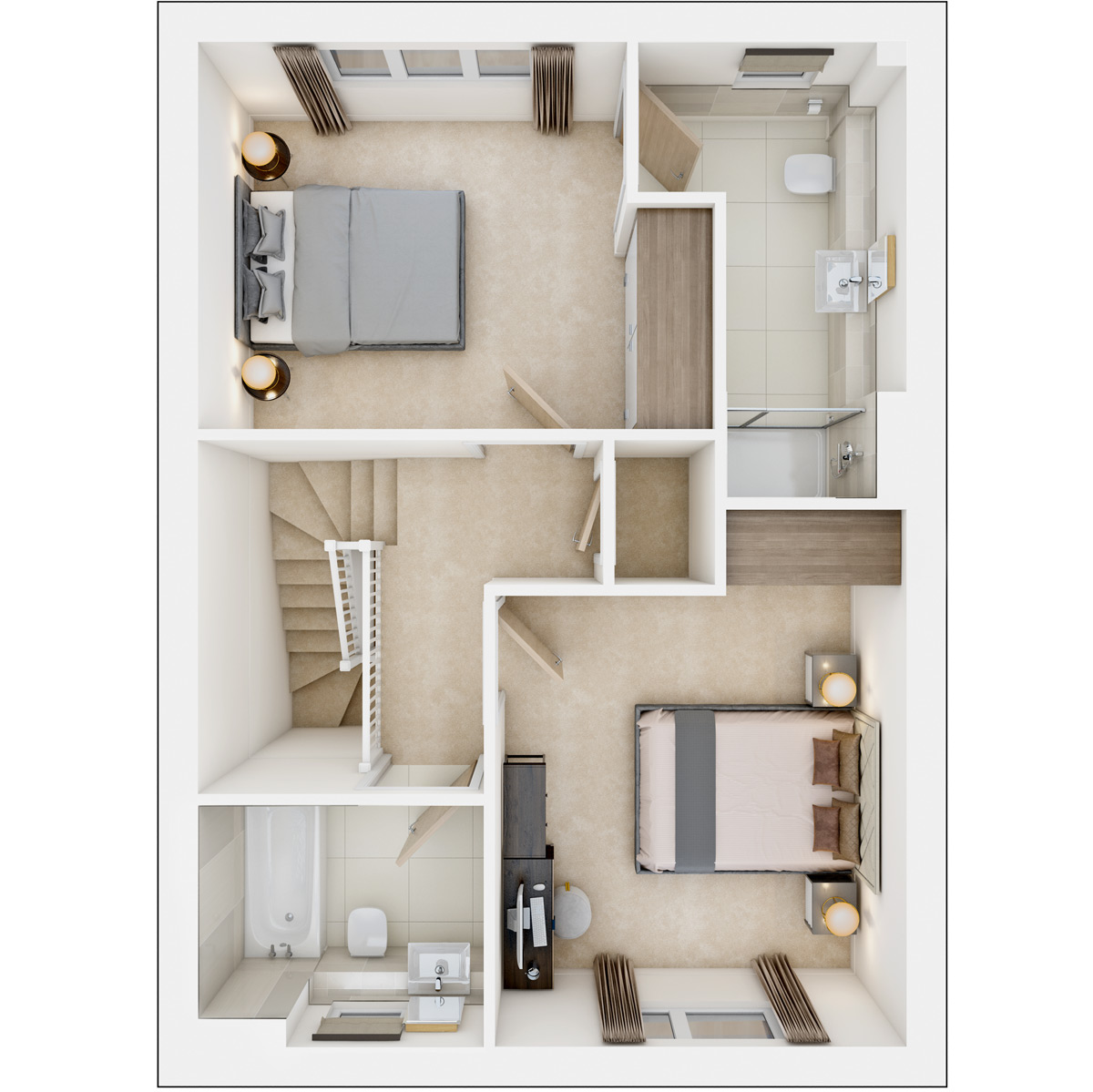 The Clayton first floor