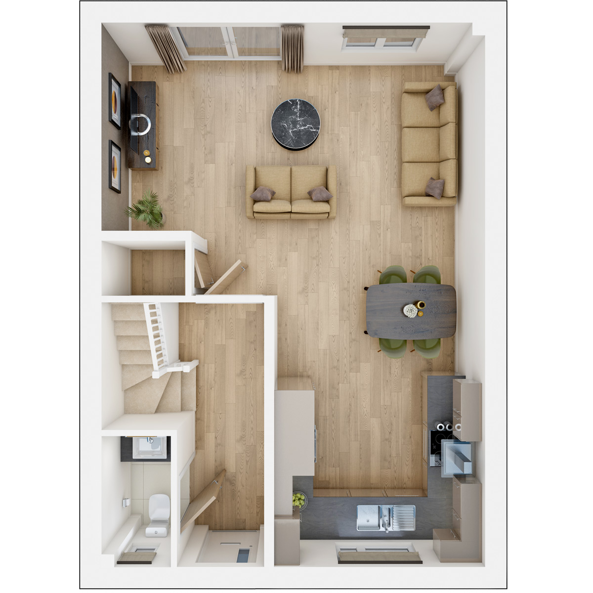 The Clayton ground floor