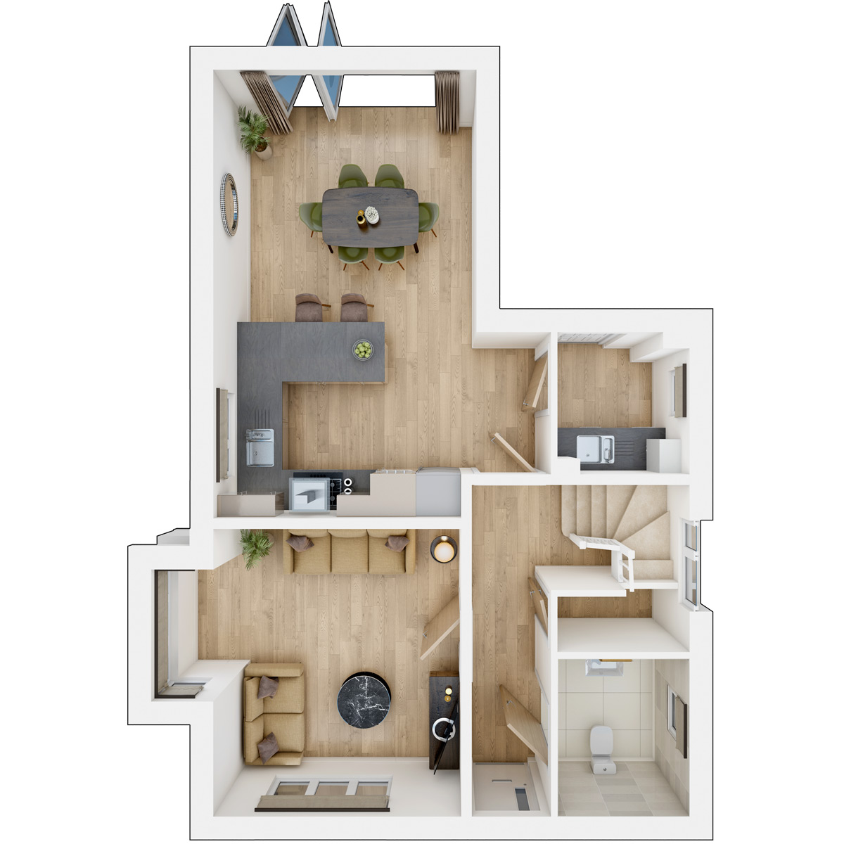 The Plomer ground floor